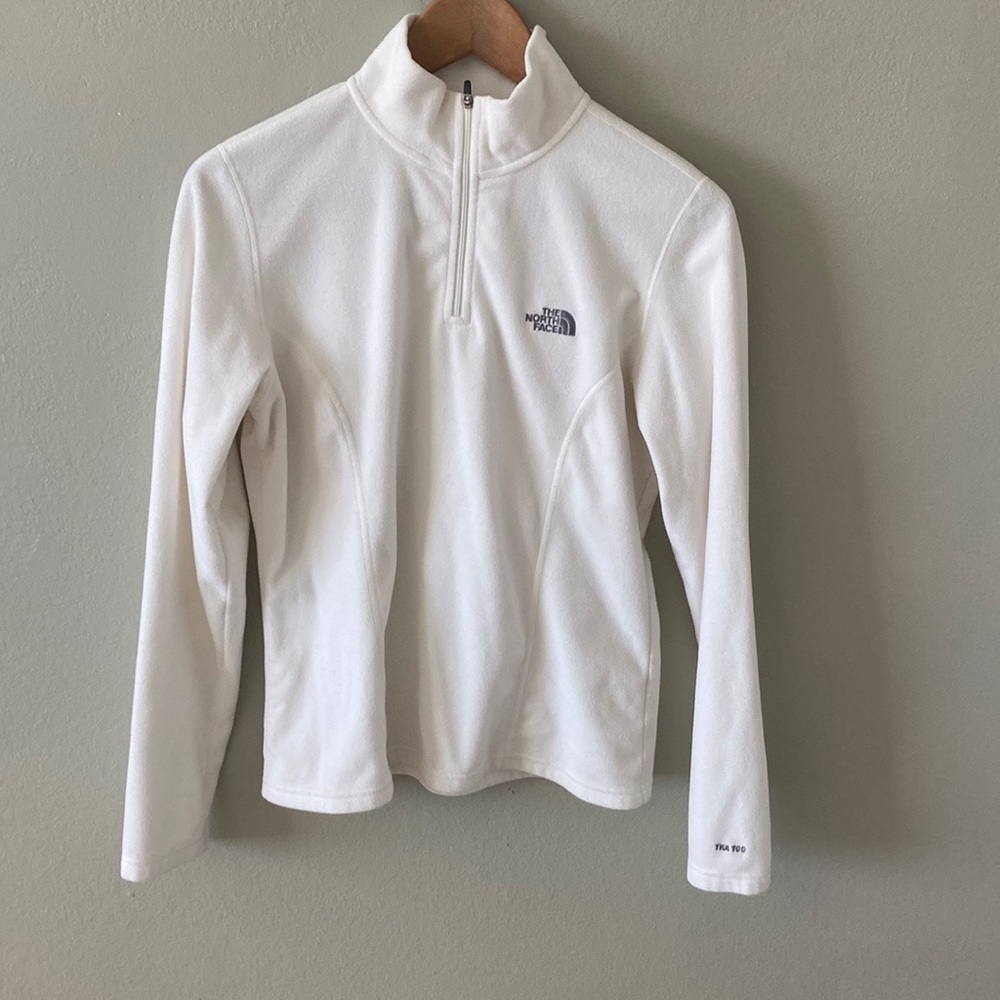 North Face TKA Glacier Quarter-Zip Long-Sleeve Pullover